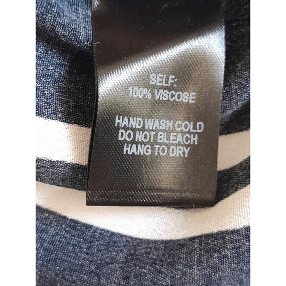 New Lulus Medium Wide Leg Retro Flowy Casual Vacation Striped Pants Pockets - Picture 6 of 11